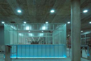 Basen olimpijski Floating Arena - nowoczesna pływalnia ze szkła