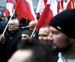 Karol Nawrocki na Marszu 2025