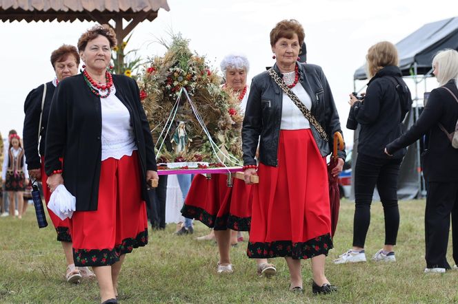 Korowód dożynkowy na dożynkach wojewódzkich 2025 w Świdniku