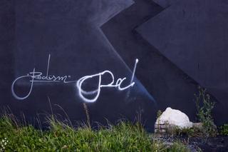 Zniszczono mural Wojciecha Korfantego. Namalowano na nim kibicowskie hasła