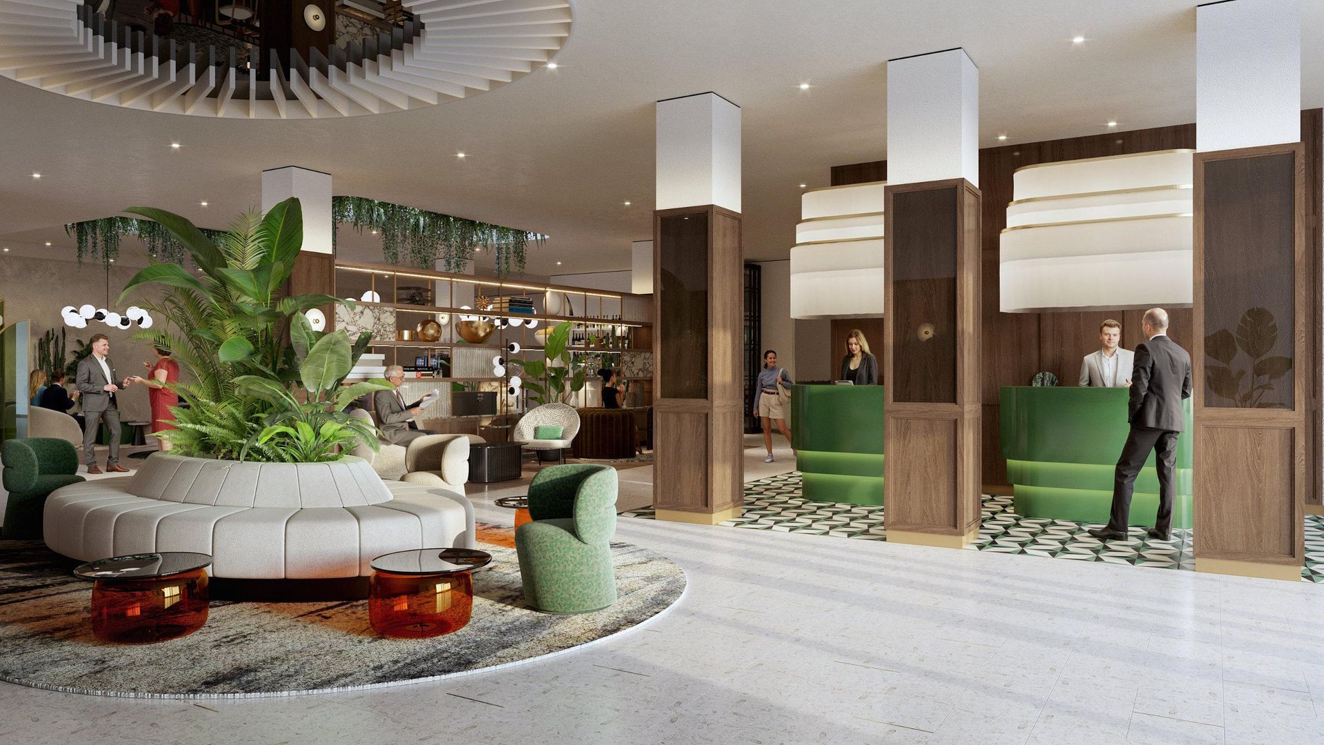 Wnętrza Grand Hotelu we Wrocławiu