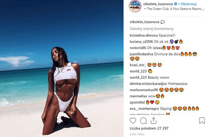 Nikoleta Lozanova, bułgarska modelka