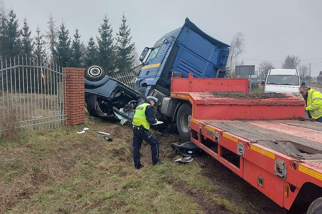 Tragiczny wypadek w Borku pod Lipnem. Zdjęcia z miejsca zdarzenia