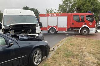 Wypadek w Skórcu. Cztery osoby przewieziono do szpitala