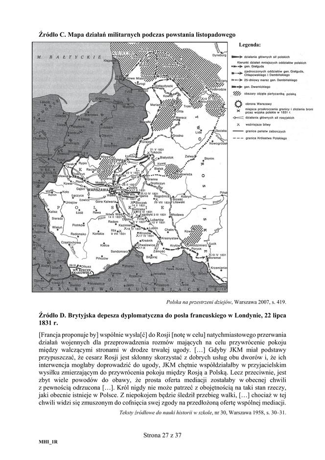 ARKUSZE CKE - Matura historia 2019