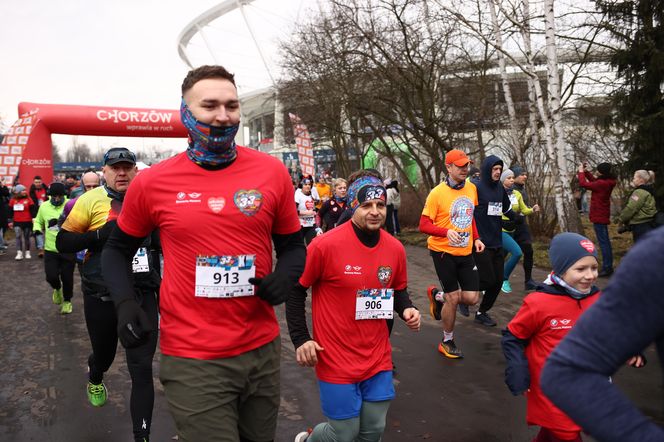 Bieg z Sercem WOŚP w Parku Śląskim. Po raz dziesiąty pobiegli w szczytnym celu