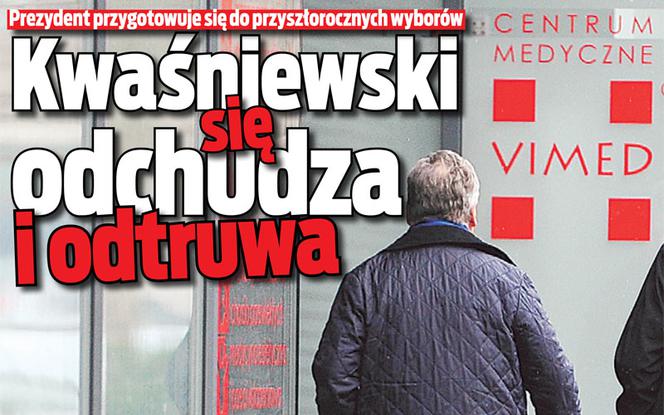 Kwaśniewski się odchudza i odtruwa