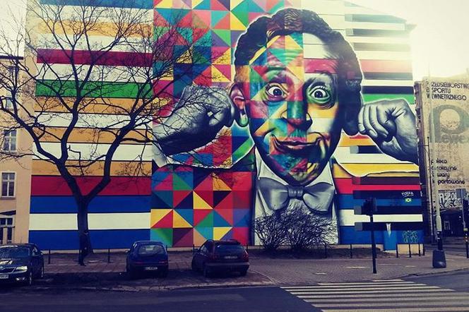 Mural z Arturem Rubinsteinem