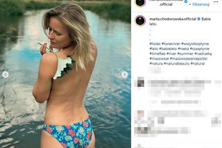 Marta Chodorowska zrzuciła stanik przed obiektywem. 41-letnia gwiazda Klanu i M jak Miłość pokazuje wdzięki 