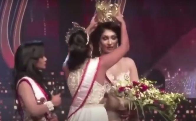 Miss Sri Lanki poturbowana na scenie. Złamała zasady konkursu