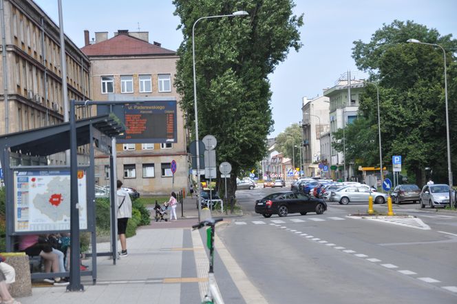 Ulice Paderewskiego - Sienkiewicza w Kielcach