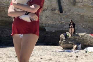 Chris Martin i Dakota Johnson na plaży