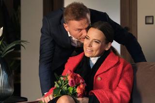 M jak miłość odc. 1727. Magda (Anna Mucha), Andrzej Budzyński (Krystian Wieczorek)