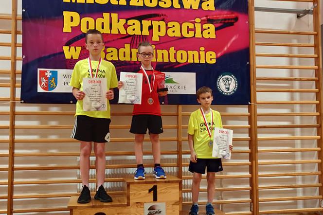 Przemyślanie mistrzami Podkarpacia w badmintonie