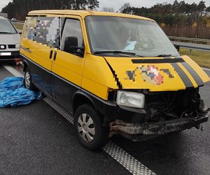 Zderzenie dwóch busów na S5 koło Wilkowic. Jedna osoba poszkodowana