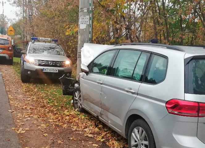 Pijany ksiądz rozbił się na latarni 