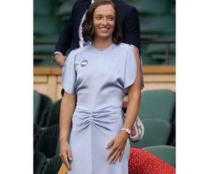 Wimbledon zdobyty, Rolex odkryty. Iga Świątek zachwyciła też błękitną kreacją!