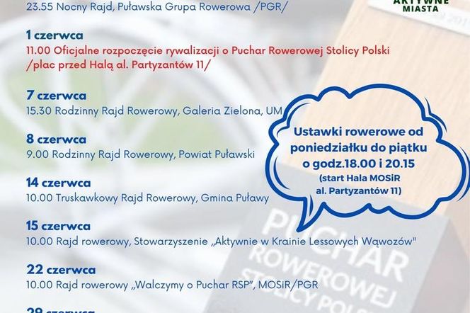 Puławy - rusza rywalizacja o tytuł Rowerowej Stolicy Polski [AUDIO]