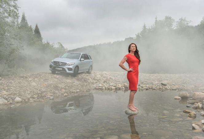 Mercedes-Benz GLE i Justyna Kowalczyk