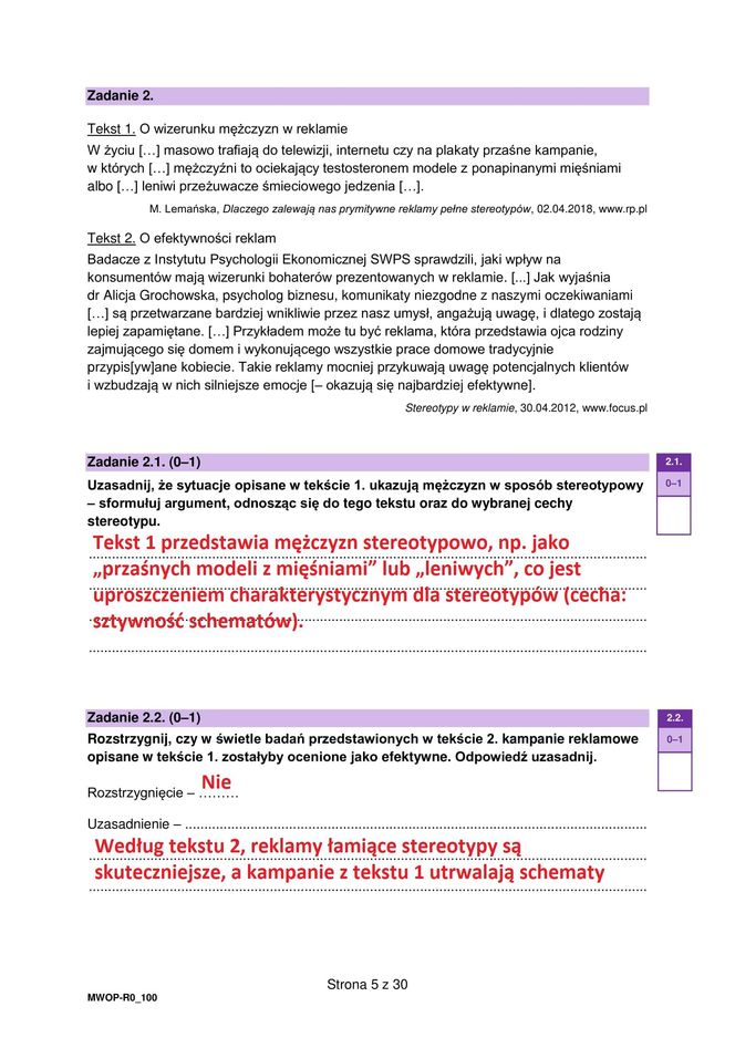 Matura 2025: WOS poziom rozszerzony. ODPOWIEDZI 13.05.2025 [FORMUŁA 2023]