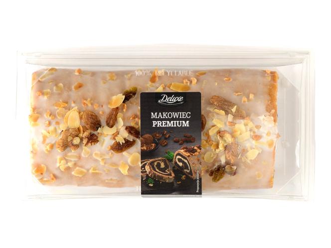 DELUXE Makowiec premium, 600 g, Lidl, 16,99 zł 