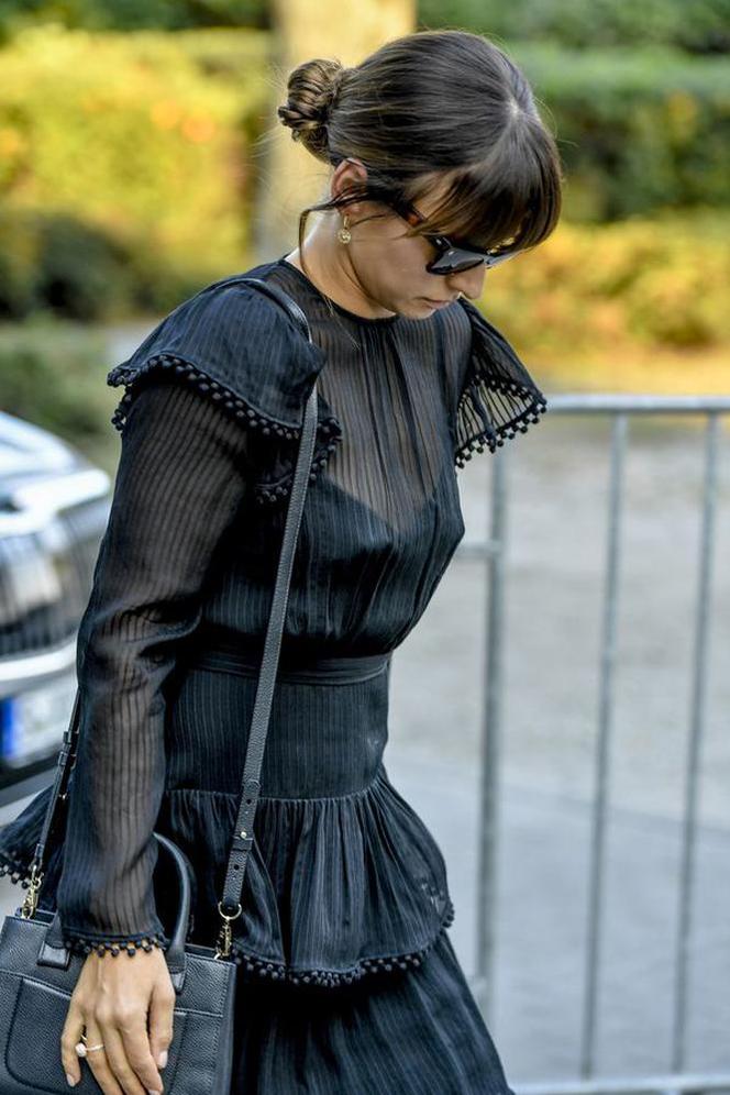 Anna Lewandowska na pogrzebie Piotra Wożniaka-Staraka [ZOBACZ]