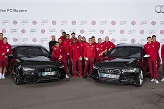Robert Lewandowski, nowe samochody Audi dla piłkarzy FC Bayern