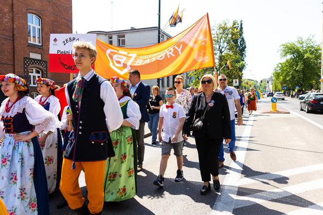 Chorzów. Pochód Ludzi Ognia w Świętego Floriana