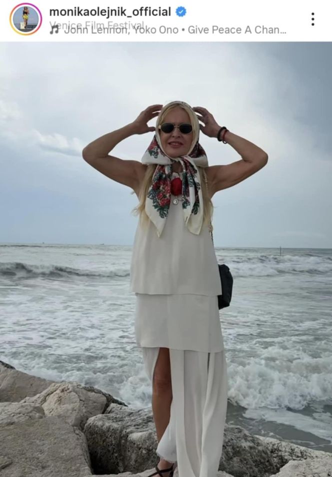 Monika Olejnik w Wenecji