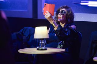 Agnieszka Fitkau-Perepeczko na widowni Tańca z gwiazdami. 83-latce towarzyszył tajemniczy mężczyzna