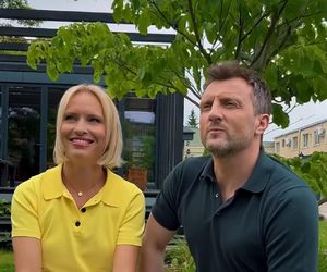 M jak miłość na planie. Dorota (Iwona Rejzner), Bartek (Arkadiusz Smoleński) 