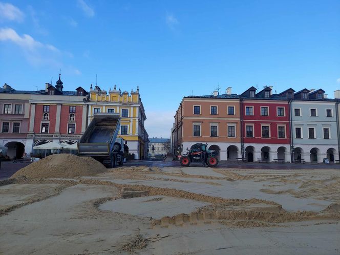 Budowa lodowiska w Zamościu