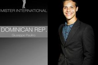 mister international/Dominikana Giuseppe Paulino