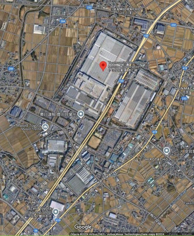 Toyota Tsutsumi Plant – Japonia