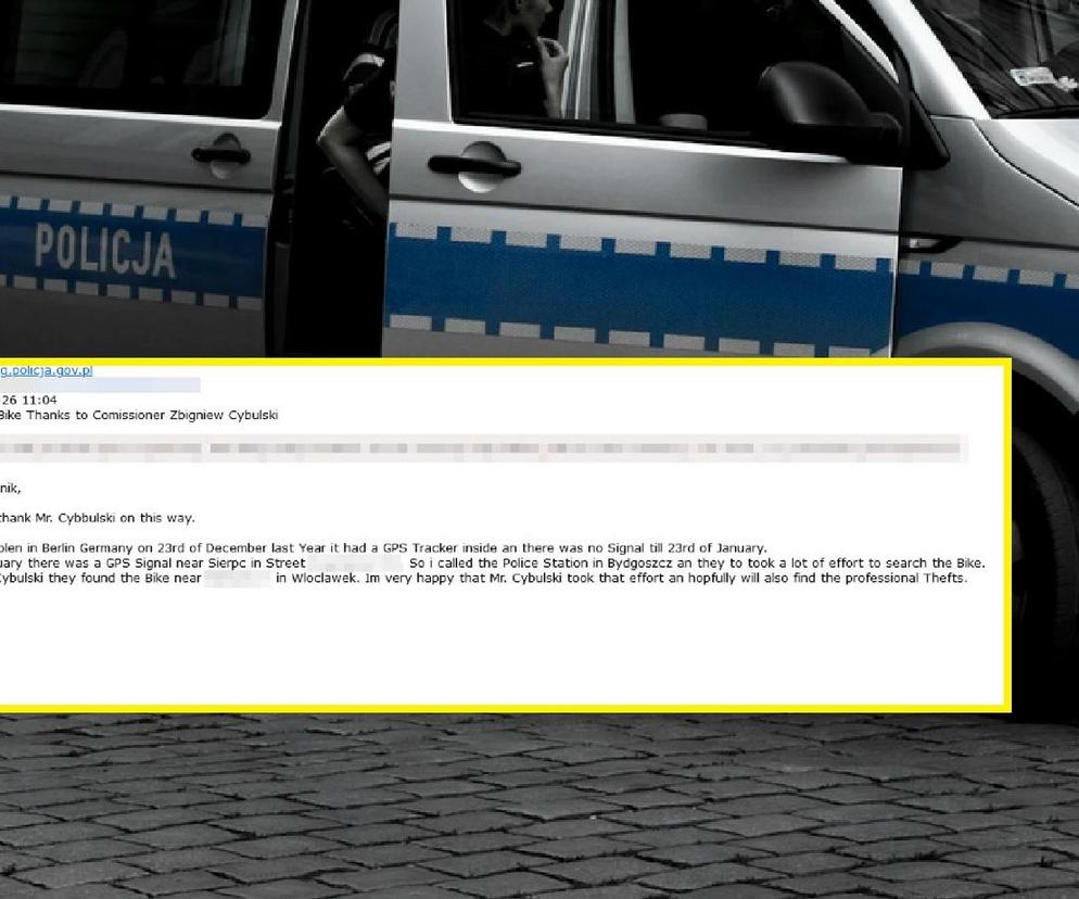 Bydgoscy policjanci odzyskali skradziony rower z Niemiec