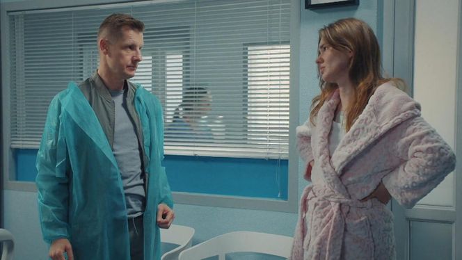 M jak miłość odc. 1878. Franka (Dominika Kachlik), Paweł (Rafał Mroczek)