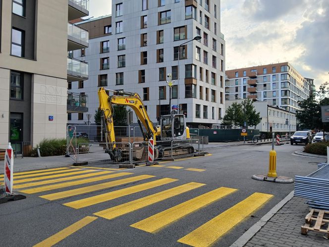 Przebudowa ul. Okrzei w Warszawie