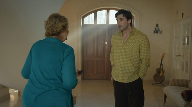 Barwy szczęścia odc. 3214. Cezary (Marcel Opaliński), Józefina Rawiczowa (Elżbieta Jarosik)