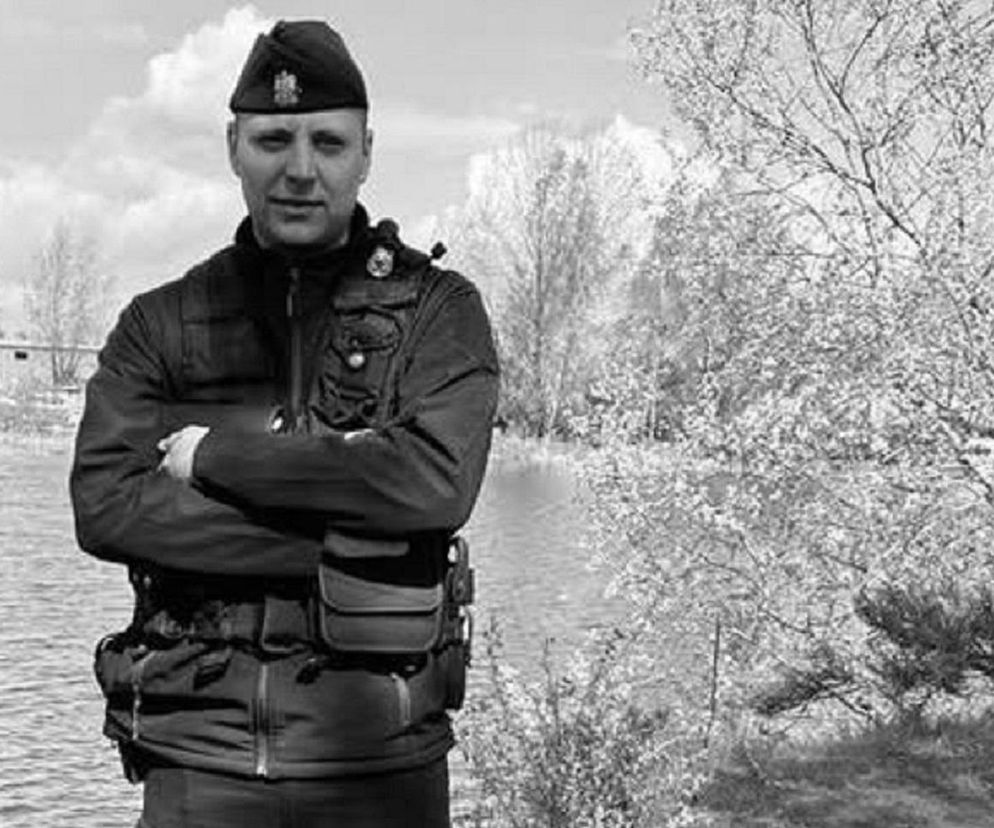 Wzruszające pożegnanie zmarłego policjanta. Pomagał dobrym słowem i czynem