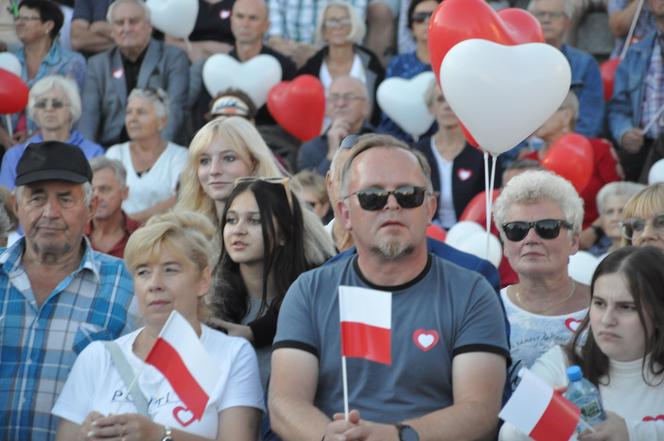 Donald Tusk, lider Platformy Obywatelskiej w Skarżysku-Kamiennej (Świętokrzyskie)