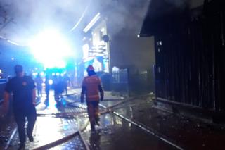 Pożar domu przy ul. Grunwaldzkiej w Tarnowie