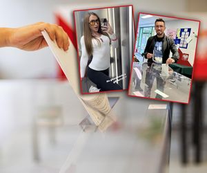 Wystrojona Marta Linkiewicz poszła na wybory. Kurek, Zniszczoł i inne gwiazdy sportu też zagłosowały