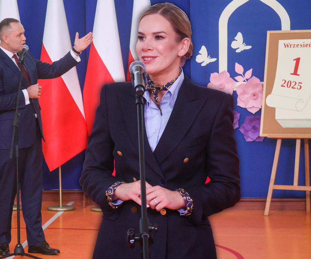 Marta Nawrocka na rozpoczęciu roku szkolnego