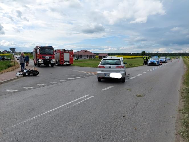 Wypadek w Kałkowie 22.05.22