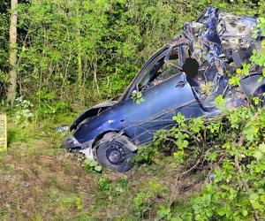 Seat roztrzaskał się na drzewie. Kierowca zginął na miejscu