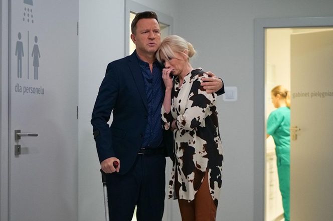 Pierwsza miłość. Ewa (Ewa Gawryluk), Michał (Wojciech Błach)