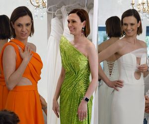 Paulina Chylewska przyłapana na przymiarkach. Co za kreacje! Co za dekolty! Gwiazda TVP zada szyku w Opolu