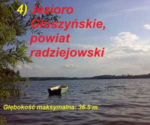 Ranking najgłębszych jezior kujawsko-pomorskiego