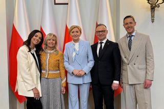 Paulina Krupińska u Andrzeja Dudy