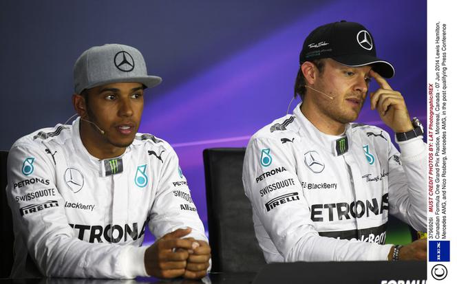 Lewis Hamilton i Nico Rosberg